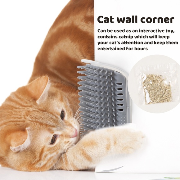 COPY - COPY - Cat Grooming Kit with Cat Self Grooming Brush 2 Wall Corner Combs… - Picture 12 of 12